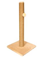 Когтеточка "Джут. Люкс" (37х37х75 см; бежевый)