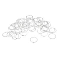 Кольцо соединительное для бижутерии (10 мм; 50 шт.; серебро)