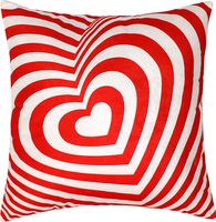 Подушка "Полосатое сердце" (35x35 см; арт. 08-859)