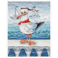 Набор для вышивания "Отважный матрос" (160х200 мм)