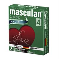 Презервативы "Masculan. Classic 4. ХХL" (3 шт.)