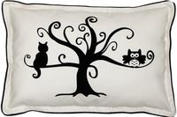 Подушка "Коты на дереве" (54x39 см; арт. 04-196)