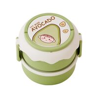 Ланч-бокс "Circle eat more avocado" (green)