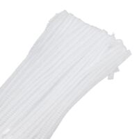 Проволока синельная для творчества "Плюшевая" (300 мм; 100 шт.; белый)