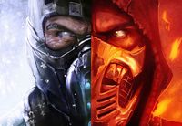 Магнит на холодильник "Scorpion vs Subzero"