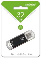USB Flash Drive 32Gb SmartBuy V-Cut (Black)