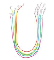 Набор шнурков для украшений (6 шт.; неоновый)