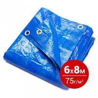 Тент (6х8 м; синий)