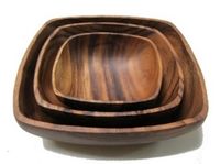 Салатник деревянный "Квадро 2" (150х150х50 мм)