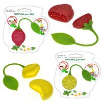 Приспособление для заваривания чая "Лимон и клубника"