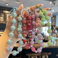 Брелок "Бусинки и кролик"