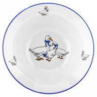 Миска фарфоровая "Гуси" (300 мл)