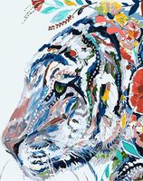 Картина по номерам "Акварельный тигр" (400х500 мм)