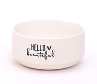 Тарелка глубокая "Hello" (480 мл; белый)