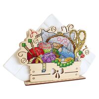 Набор для вышивания на деревянной основе "Рукодельный уголок" (130х170 мм)