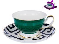 Чашка с блюдцем фарфоровые “Палитра” (арт. 149-04040)