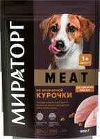 Корм сухой для собак "Meat. Для мелких пород" (500 г; курица)