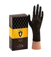 Перчатки нитриловые "Safe&Care" (XS; 100 шт.; черный)