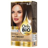 Крем-краска для волос "Only Bio Color" тон: 5.0, тёмно-русый