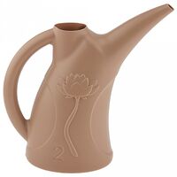 Лейка пластмассовая "Лотос" (2 л; бежевый тёмный)