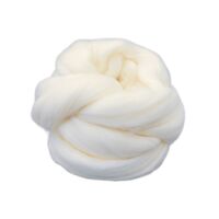 Шерсть для валяния "Мериносовая №01" (100 г; белый)