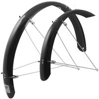 Комплект щитков для велосипеда с креплением "Aluflex" (24"; чёрный)