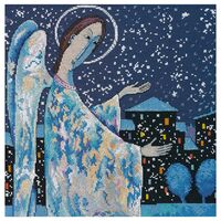 Набор для вышивания "Рождественский ангел" (250х250 мм)