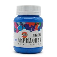 Краска акриловая для ткани (небесно-голубая; 100 мл)