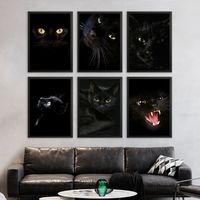 Набор постеров "Животные. Чёрный кот"