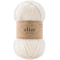 Пряжа "Wooltime №55" (100 г; 200 м; белый)