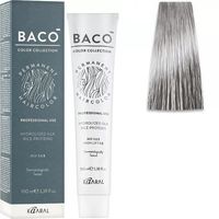 Крем-краска для волос "Baco" тон: 10.10, очень-очень светлый блондин пепельный натуральный