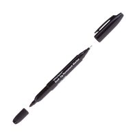 Маркер перманентный "Dual-tip" (чёрный)