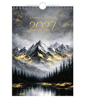 Календарь настенный на 2027 год "Время в золоте" (17х25 см)