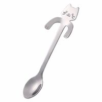 Ложка чайная металлическая "Кот"