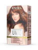 Краска-блеск для волос "Uniq Sense" тон: 6/4, тёмно-русый медный