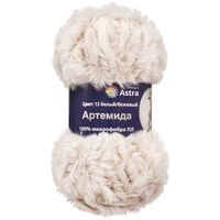 Пряжа "Артемида №13" (100 г; 60 м; бело-бежевый)