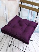 Подушка на стул "2D" (45х45 см; фиолетовая)