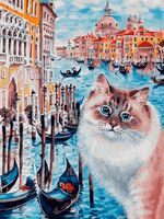 Картина по номерам "Мечты о Венеции" (300х400 мм)