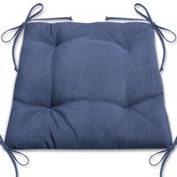 Подушка на стул "Анита" (42х42 см; синяя)