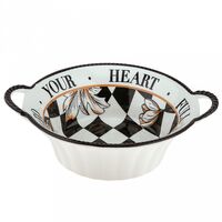 Салатник фарфоровый "Партия" (220х182х61 мм)