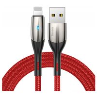 Кабель Baseus Horizontal USB - Lightning (1.0 м; 2.4А; красный)