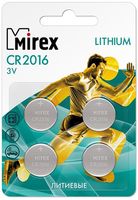 Батарейка CR2016 "Mirex" (4 шт.)