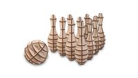 Сборная деревянная модель "Игровой набор. Боулинг mini"