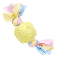 Игрушка для собаки "Мяч с косичками"