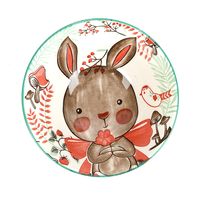 Салатник фарфоровый "Kawaii Forest. Rabbit" (120 мм)