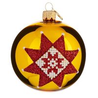 Шар ёлочный "Калядная зорка"