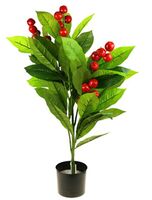 Цветок искусственный "Фикус с плодами" (800 мм)