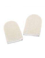 Варежки махровые "Для парафинотерапии. Слоновая кость" (1 пара)