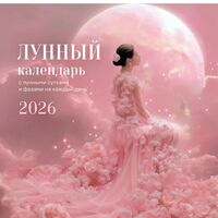 Календарь настенный на 2026 год "Лунный календарь" (30х30 см)