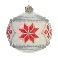 Шар ёлочный "Шыкоўны арнамент"